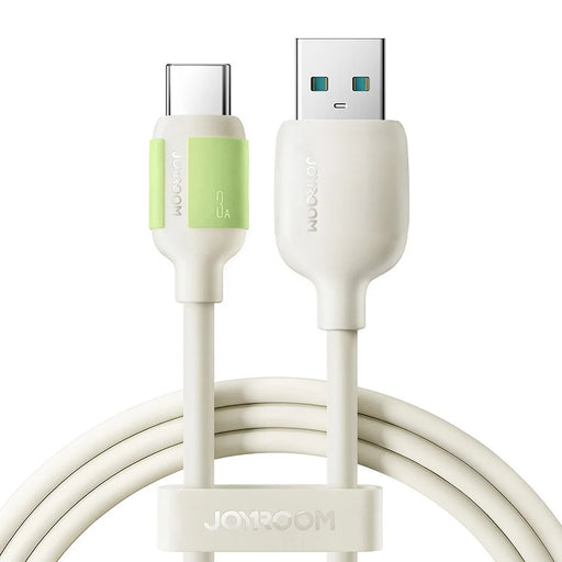 JOYROOM S-A53  2m USB-A to Type-C 3A Fast Charging Cable Liquid Silicone Fluorescent Data Cord - 1