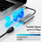 UOEOS USB 3.1 Type-C to Ethernet Adapter 2.5G High Speed RJ45 Wired Network Converter - Grey - 2