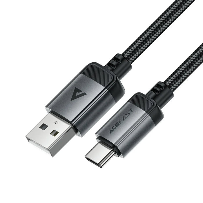ACEFAST C20-04 1.2m USB-A to USB-C Aluminum Alloy Charging Wire Braided Data Cable - 3