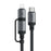 ACEFAST C20-01 1.2m USB-C to USB-C + iP Data Cable Braided 60W Fast Charging Cord - 2