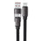 ACEFAST C13-05 0.2m USB-A / USB-C to USB-C Charging Data Cable Braided Zinc Alloy Cord - 4