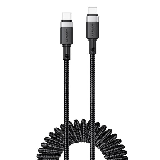 ACEFAST C14-03 1.2m USB-C to USB-C 60W Fast Charging Cable Spring Braided Data Cord - 1