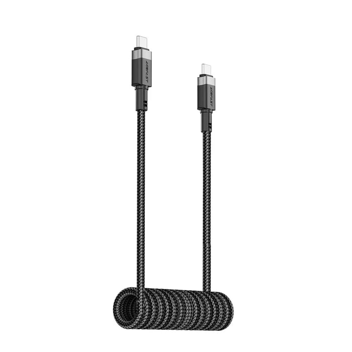 ACEFAST C14-03 1.2m USB-C to USB-C 60W Fast Charging Cable Spring Braided Data Cord - 5