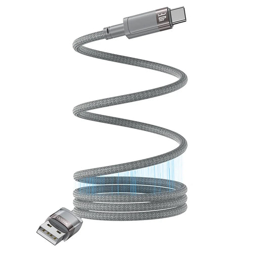 YESIDO CA173 USB to Type-C Magnetic Cable Braided Data Sync Charging Cord - 1