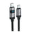 ACEFAST C15-03 1.2m USB-C to USB-C Charging Cable LED Power Display Braided Data Cord - 2