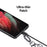 USAMS SJ745 1.2m Crossbody Phone Lanyard Type-C To Type-C 60W Charging Cable - Fluorescent Pink - 7