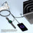 U33 1m PD 100W Fast Charging Cable Multi-Function Cord for Laptop / Tablet / Phone / Apple Watch - 4