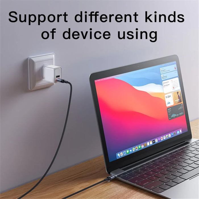 YESIDO CA181 1.2m USB C to USB C 60W Fast Charging Cable Aluminum Alloy Shell Data Cord - 4