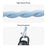 ENKAY 2m 3 in 1 USB to iP / Type-C / Micro USB 60W Charging Data Cable Braided Wire - Blue - 5