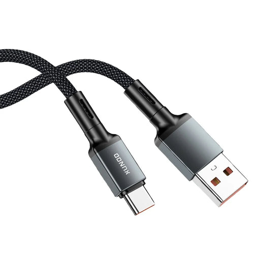 XUNDD XDDC-033 1m USB-A to Type-C Cable Fast Charging Cable Aluminum Alloy Braided Data Cord - 1