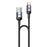 YESIDO CA129C 1.2m USB-C Cable 18W Fast Charging 3A Aluminum Alloy Data Sync Cord - 1