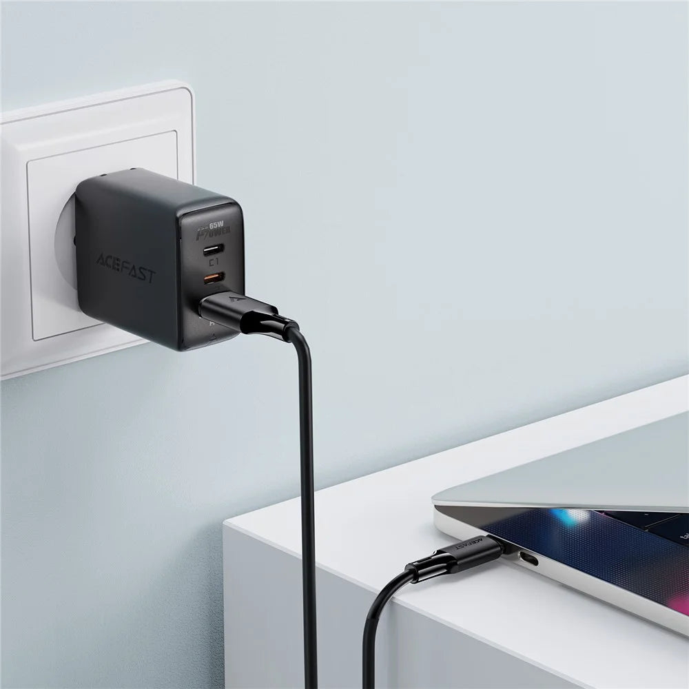 ACEFAST C17-04 1.2m USB-A to USB-C Charging Data Cable 3A Fast Charge for Home / Office Use - 5