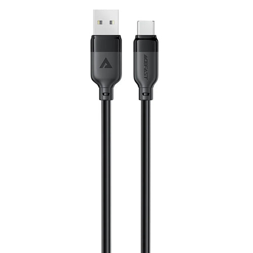 ACEFAST C16-04 1.2m USB-A to USB-C Cable TPE Charging Data Cable 3A Fast Charging Cord, Black - 1