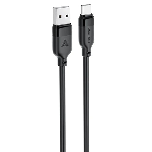 ACEFAST C16-04 1.2m USB-A to USB-C Cable TPE Charging Data Cable 3A Fast Charging Cord, Black - 2