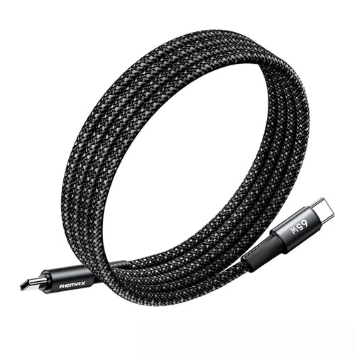 REMAX CB07 65W Magnetic USB-C Cable Braided Aluminum Alloy Fast Charging Cord 1.2M for Laptop  /  Tablet  /  Phone - 1