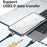 YESIDO CA185 1.2m Data Cable 240W Fast Charging USB C to USB C Braided Wire for Smartphone Tablet Laptop - 6