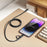 MOMAX Mag.Link 1m Mfi Certified Magnetic Braided Cord 60W USB-C to USB-C / Lightning Fast Charging Cable - Black - 6