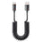 ESSAGER Spring Data Cable USB-A to Type-C 100W 7A Fast Charging Cable 1.2m - 1