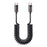 ESSAGER Spring Data Cable Type-C to Type-C 100W Fast Charging Cable 1.2m - 1