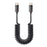 ESSAGER Spring Data Cable Type-C to Type-C 60W Fast Charging Cable 1.8m - 1