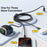 ESSAGER 3 in 1 Charging Cable for Watch  /  Phone  /  Type-C Devices PD 100W Fast Charging Data Cable - 5