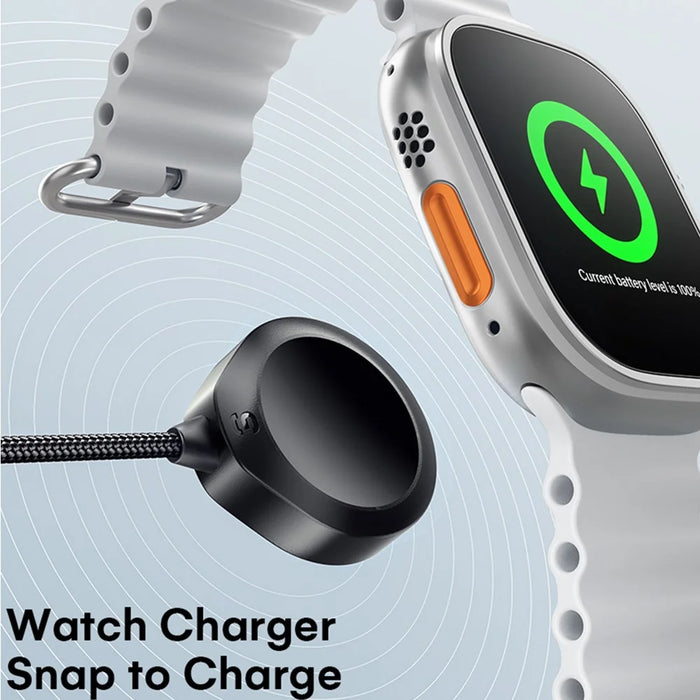 ESSAGER 3 in 1 Charging Cable for Watch  /  Phone  /  Type-C Devices PD 100W Fast Charging Data Cable - 6