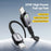 ESSAGER Type-C to Type-C 60W Smart LED Cable Fast Charging Durable Braided Data Cable 1m - 3