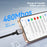 ESSAGER Type-C to Type-C 100W Smart LED Cable Fast Charging Durable Braided Data Cable 2m - 7