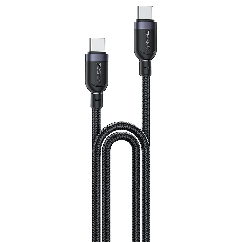 YESIDO CA192 USB C to USB C Cable 2m 60W Fast Charging Cord Data Sync for Laptops  /  Smartphones - 1