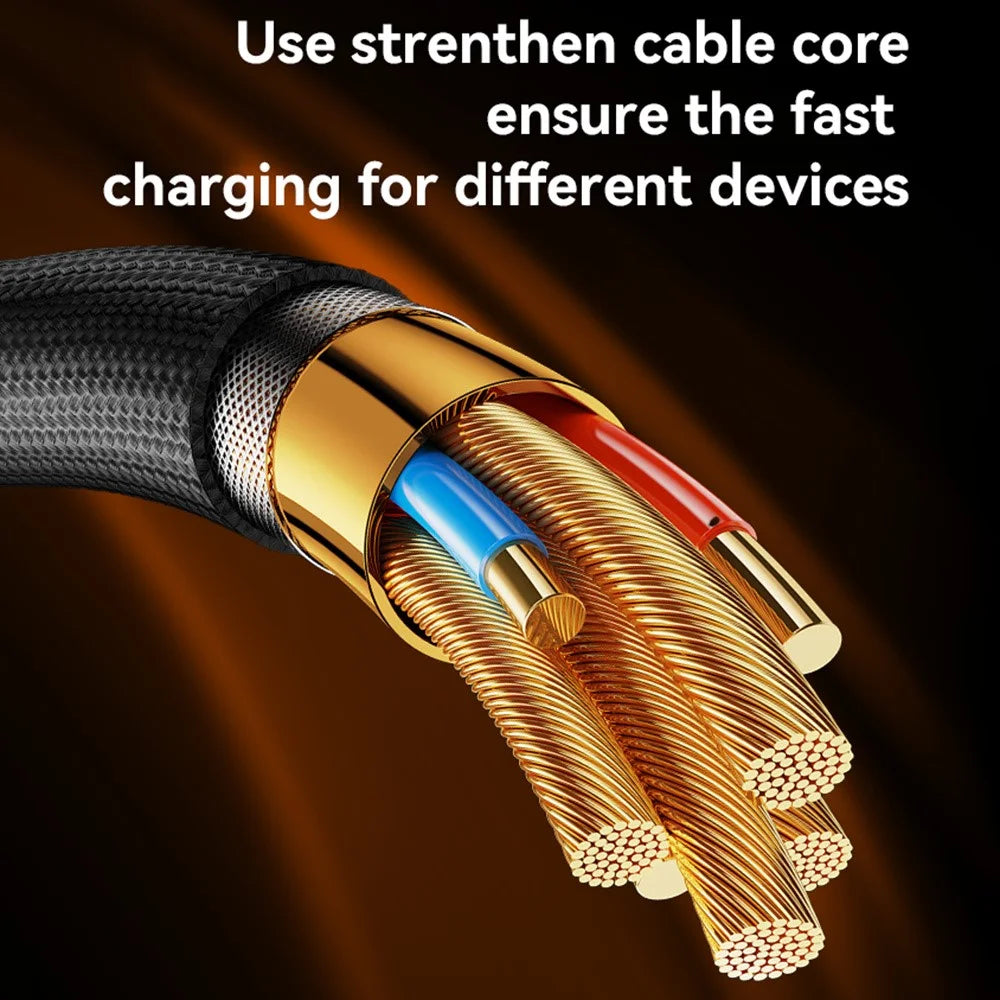 YESIDO CA192 USB C to USB C Cable 2m 60W Fast Charging Cord Data Sync for Laptops  /  Smartphones - 6