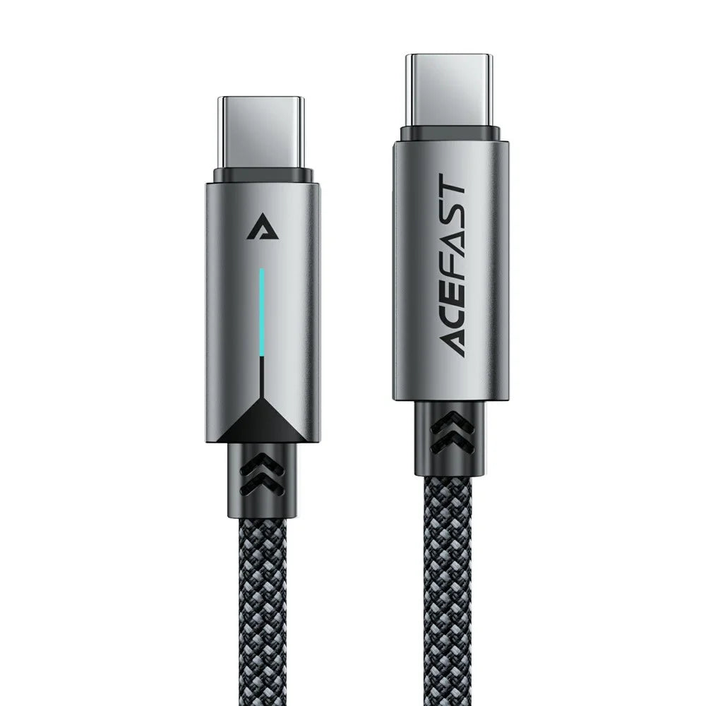ACEFAST C19-03 USB-C to USB-C Cable 60W Fast Charging Data Cable Aluminum Alloy Braided for Laptops / Phones - 1