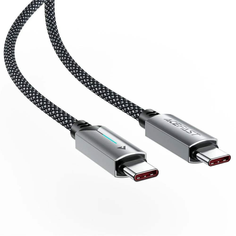 ACEFAST C19-03 USB-C to USB-C Cable 60W Fast Charging Data Cable Aluminum Alloy Braided for Laptops / Phones - 4