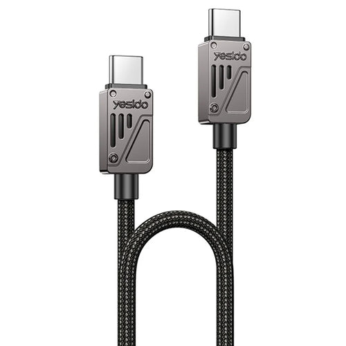 YESIDO CA196 1.2m USB C to USB C Charging Cable 60W Fast Charging Braided Data Cord for Laptops Tablets - 1