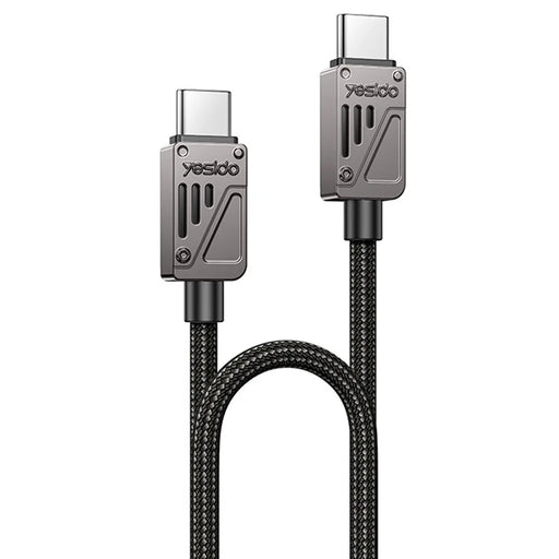YESIDO CA196 1.2m USB C to USB C Charging Cable 60W Fast Charging Braided Data Cord for Laptops Tablets - 1