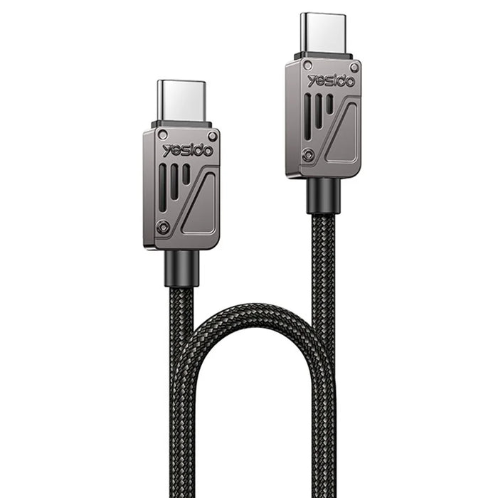 YESIDO CA196 1.2m USB C to USB C Charging Cable 60W Fast Charging Braided Data Cord for Laptops Tablets - 1