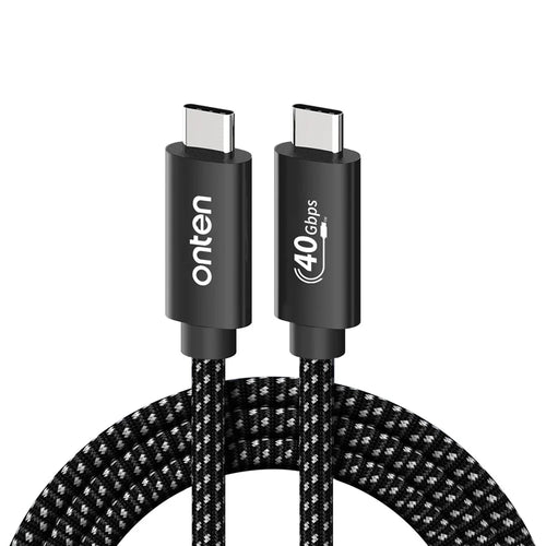 ONTEN OTN-CC202 1m USB 4 Compatible with Thunderbolt 4 Cable 100W PD Charging 40Gbps Data Transfer 4K 8K Video Output Cord - 1