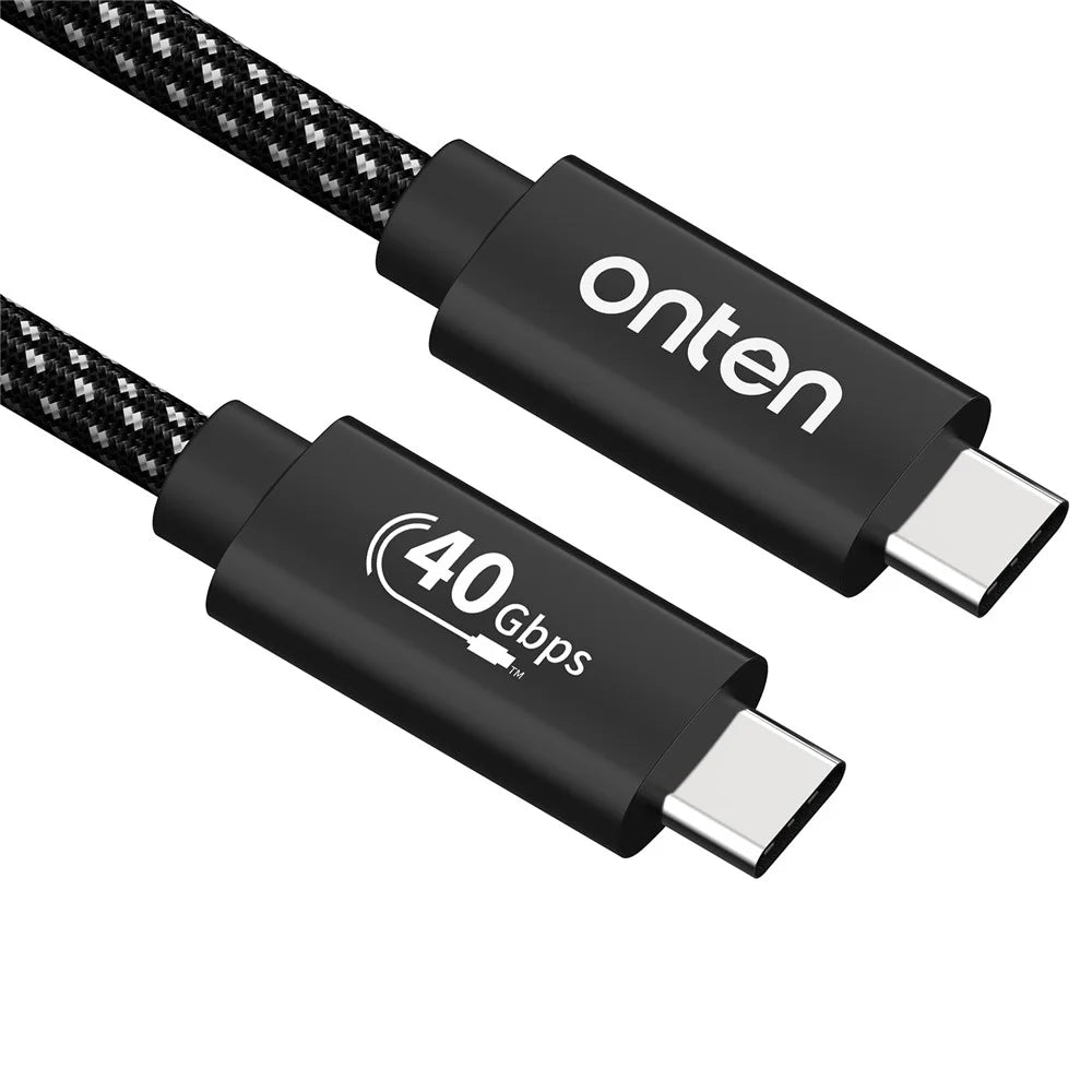 ONTEN OTN-CC202 1m USB 4 Compatible with Thunderbolt 4 Cable 100W PD Charging 40Gbps Data Transfer 4K 8K Video Output Cord - 6