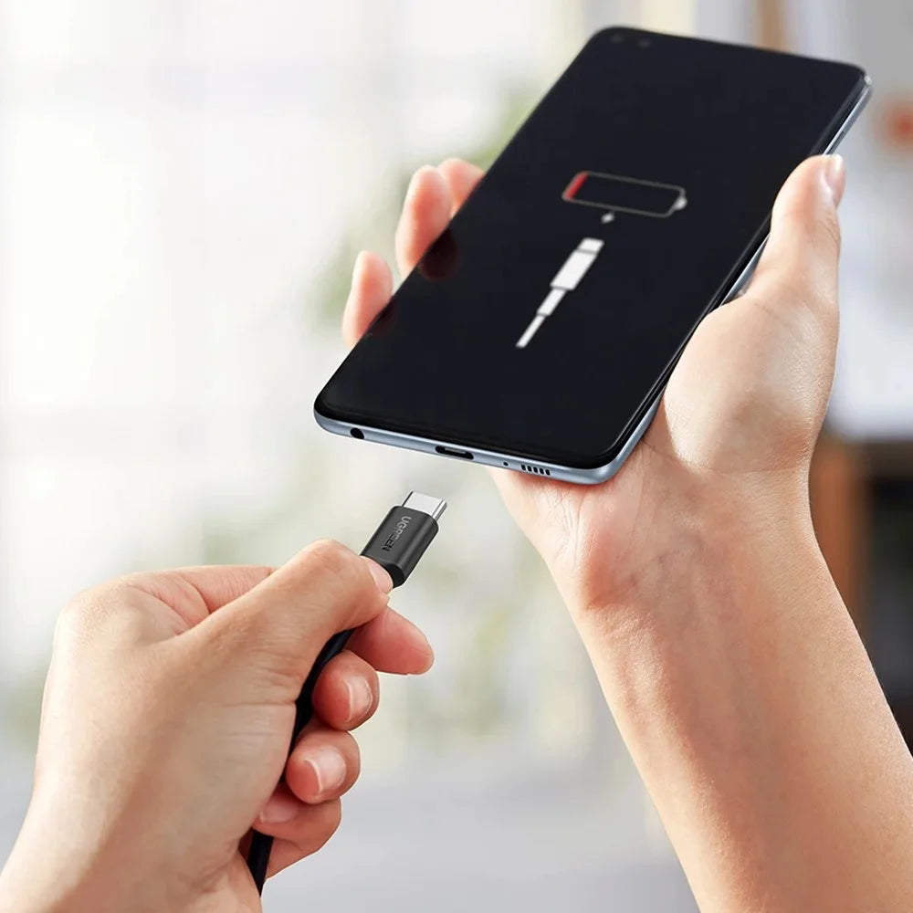 UGREEN 15175 0.5m PD 100W USB-C to USB-C Cable for iPhone 15 / 16 / MacBook / iPad Pro Fast Charging Data Cord - 6