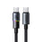 MCDODO CA-8200 1.2m PD 100W Fast Charging Cord with Colorful LED Light USB C to USB C Data Cable - 2