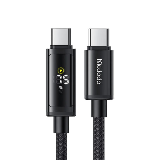 MCDODO CA-8000 1.2m Digital Display PD 100W Fast Charging USB C to USB C Data Cable - 2