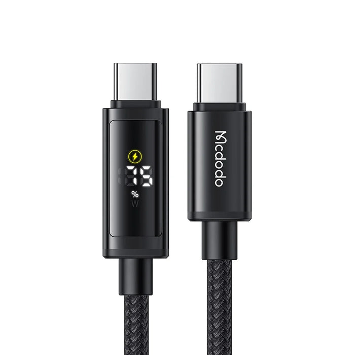 MCDODO CA-8000 1.2m Digital Display PD 100W Fast Charging USB C to USB C Data Cable - 2