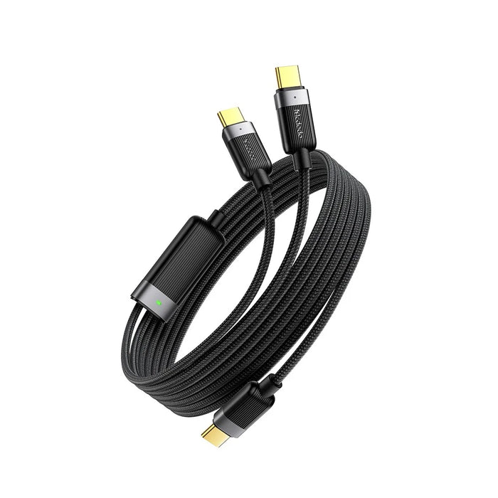 MCDODO CA-7380 1.5m USB C to Dual USB C Magnetic Splitter Cord 100W Fast Charging Cable - 2