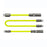 WEKOME WDC-77 3-in-1 Multi Charging Cable 240W Super Fast Charge Silicone Data Cable For USB  /  Type-C  /  iP - Yellowgreen - 2