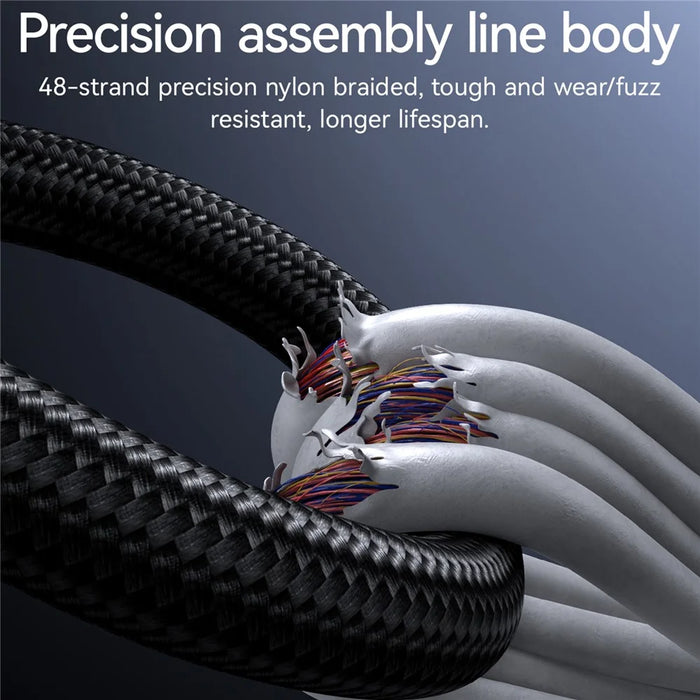 JOYROOM S-A16 Pro 1.2m Type-C to Type-C Data Cable 100W Fast Charging Cable with Digital Display - 6