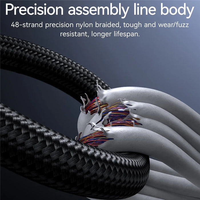 JOYROOM S-A16 Pro 1.2m USB-A to Type-C Data Cable 66W Fast Charging Cable with Digital Display - 6
