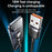 YESIDO CA132C 1.2m USB A to Type C Braided Wire 3A Fast Charging 480Mbps Data Cable - 5