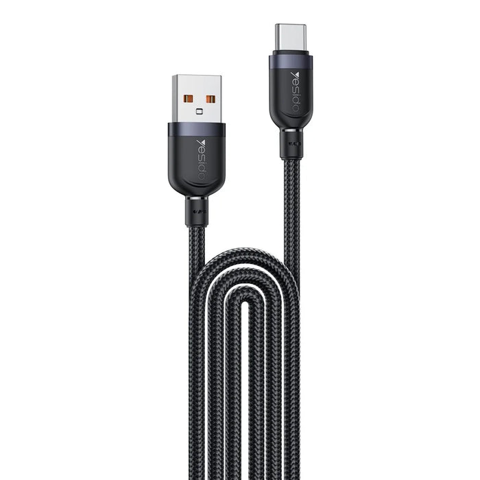 YESIDO CA134C 3m USB A to Type C Braided Wire 3A Fast Charging 480Mbps Data Cable - 1