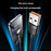 YESIDO CA134C 3m USB A to Type C Braided Wire 3A Fast Charging 480Mbps Data Cable - 6