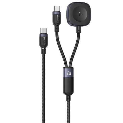 YESIDO CA136C 2 in 1 USB C to USB C  /  for Apple Watch Charger Dock 60W Fast Charging Cable - 1