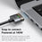 MCDODO CA-207 2m 140W USB C to Compatible with MagSafe 3 Cable with Indicator Light Nylon Braided Charging Cord - Black - 2